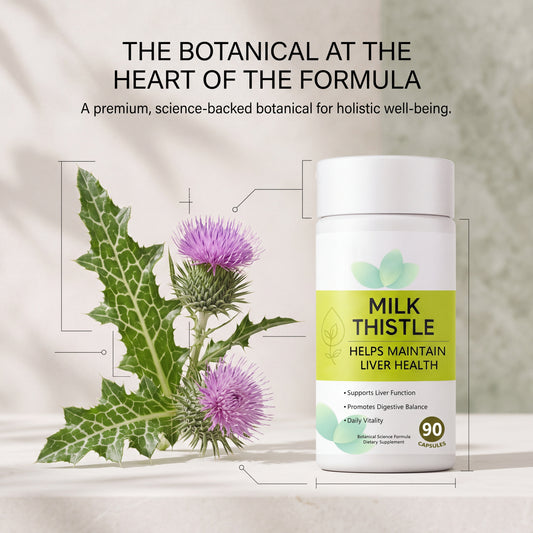 Milk thistle liver support – 90 Capsules – by Luvixy