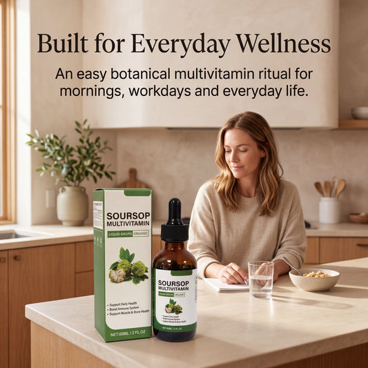 Organic Soursop Multivitamin Liquid Drops – 60 mL – product detail image 2