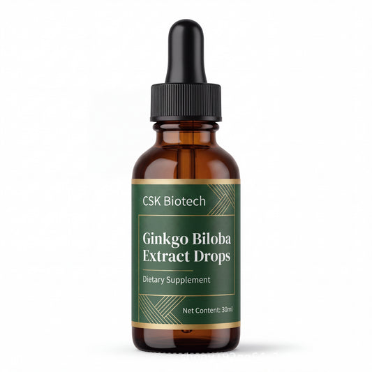 Ginkgo Biloba Extract Drops – Brain & Focus Support, 30 mL