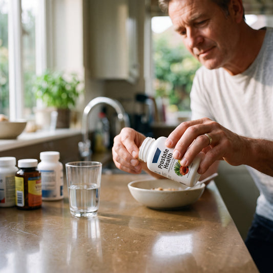 Prostate Health Supplement for Men – Saw Palmetto & Mushroom Blend, 90 Capsules – product image 2