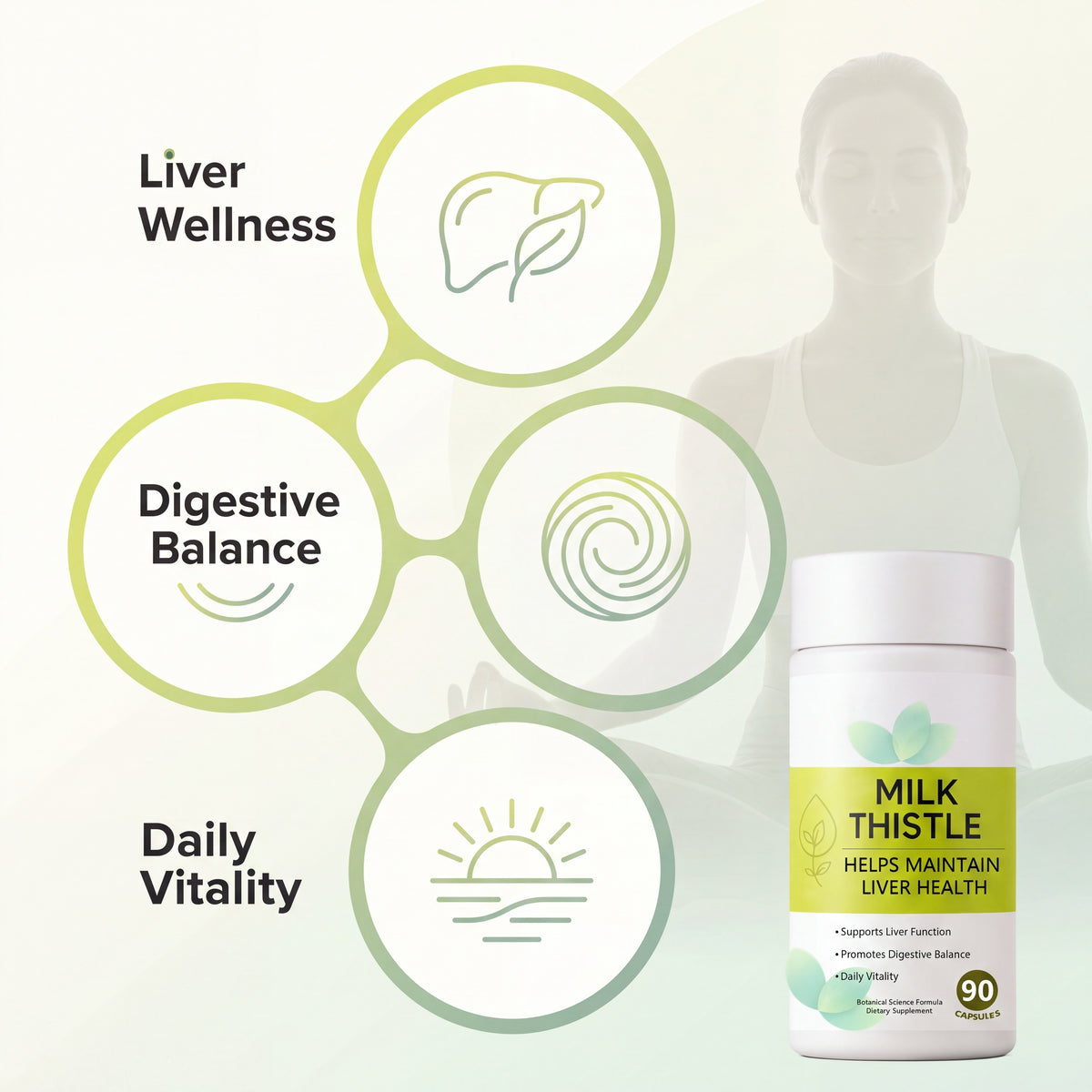 Milk thistle liver support – product detail image 6
