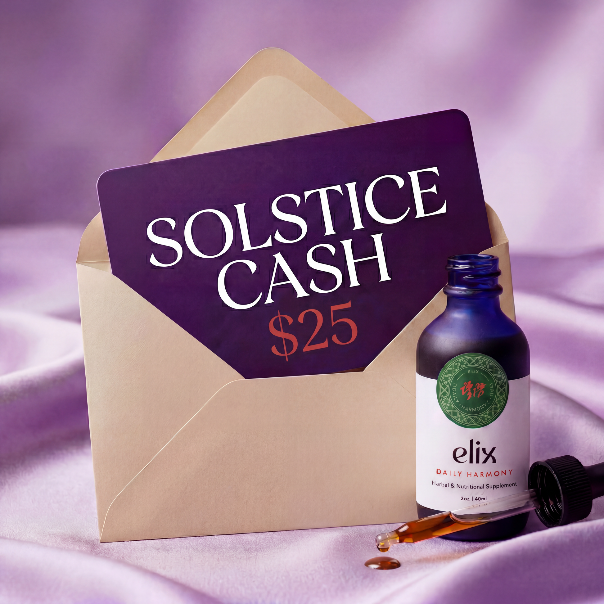 Free Gift: $25 Solstice Cash