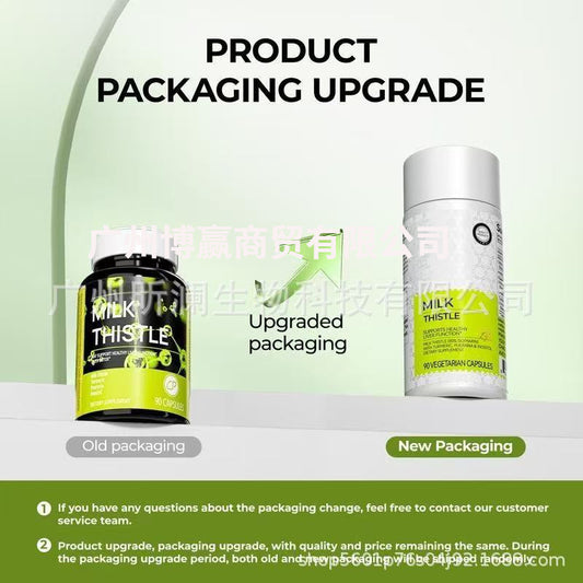 Cross-border hot selling omega milk thistle capsules Milk Thistle Liver Detox