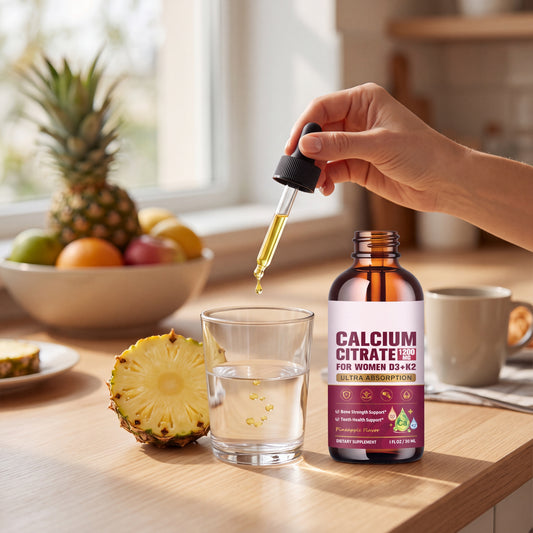 Calcium Citrate 1200 mg with D3 + K2 for Women – 30 mL Drops – product image 2
