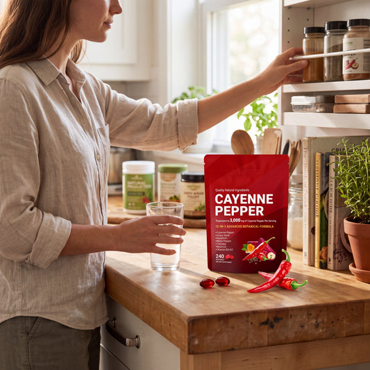 Cayenne Pepper 12-in-1 Botanical Formula 3000 mg – 240 Softgels – product image 2