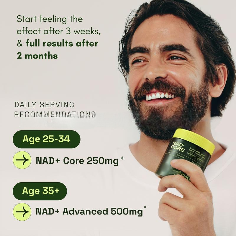 NAD+ Core Liposomal 250 mg – Healthy Aging Support, 60 Capsules – product image 2