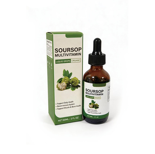Organic Soursop Multivitamin Liquid Drops – 60 mL